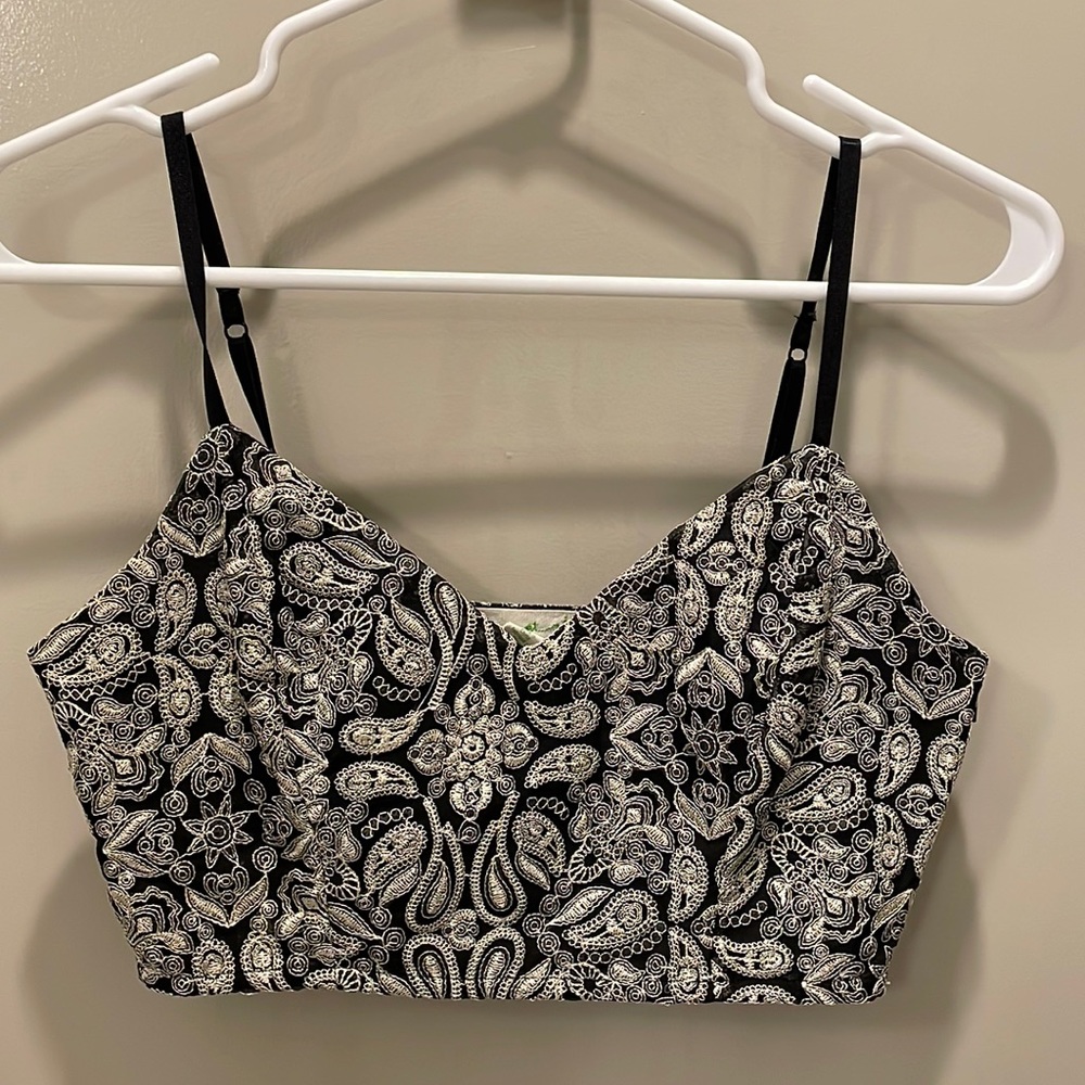 Fun bralette / crop top. Size S.